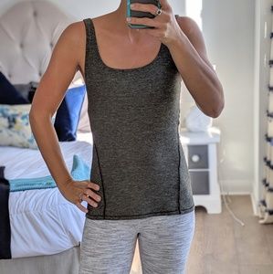 Lululemon heathered green tank